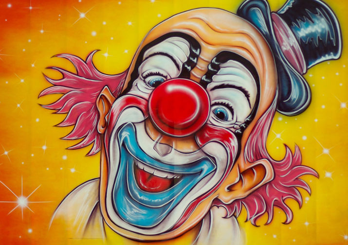 Peinture de clown